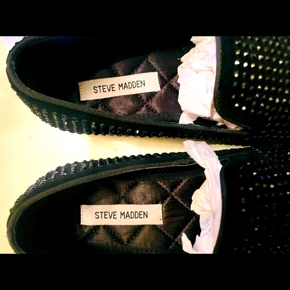 Mens Steve Madden Caviarr Black Smoke Shoes - Picture 2 of 5